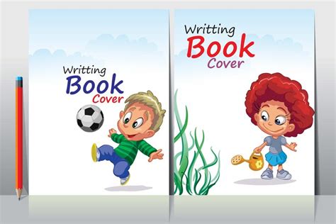 Premium Vector | School book cover design. Cartoon background with ...