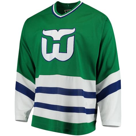 HARTFORD WHALERS - HERITAGE REPLICA JERSEY GREEN