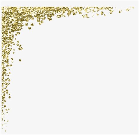 Glitter Confetti Border Snapchat - Transparent Gold Glitter Png Transparent PNG - 1486x1376 ...