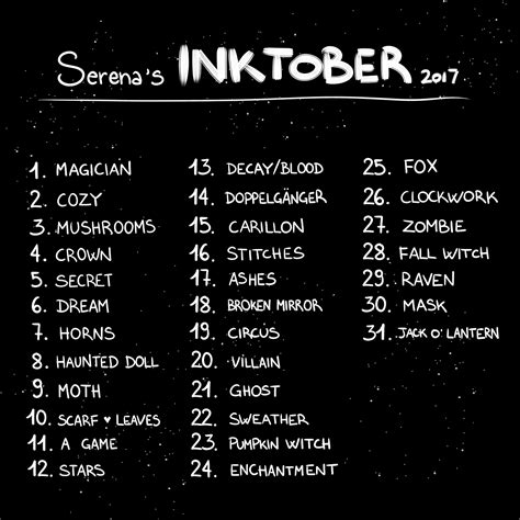 Halloween Drawing Prompts