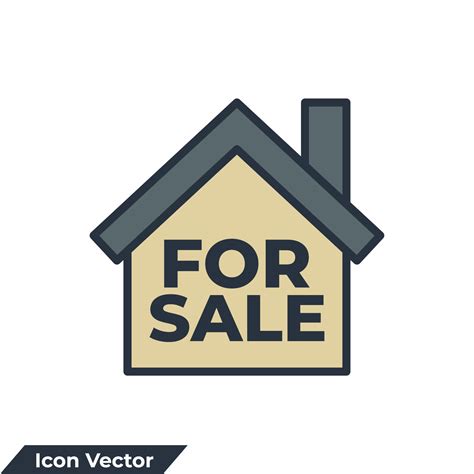 House for Sale icon logo vector illustration. for sale symbol template ...