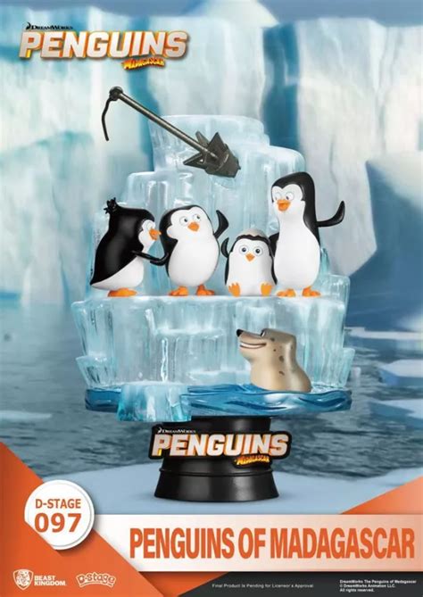 Penguins of Madagascar D-Stage PVC Diorama Skipper, Kowalski, Private ...