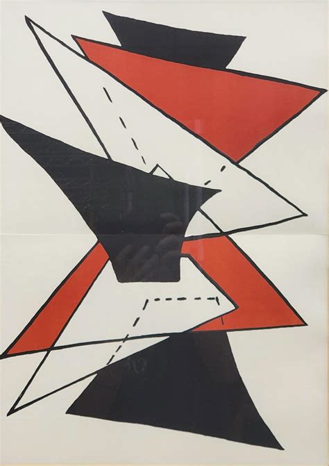 Lot - Alexander Calder "Stabiles" Lithograph