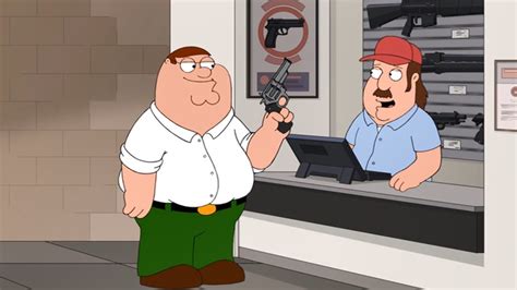 Family Guy | Peter at the gun range - YouTube