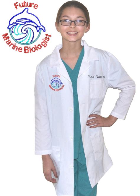 Personalized Kids Marine Biologist Lab Coat With Dolphin - Etsy