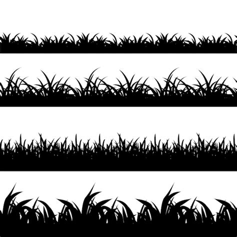 Grass Silhouette Svg Images - Free Download on Freepik