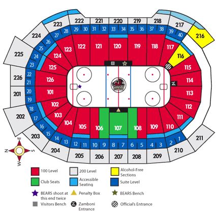 Giant Center Seating Chart Hershey Bears | Two Birds Home