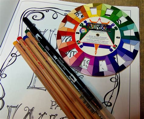 color wheel week Tombow USA blog paper crafting diy