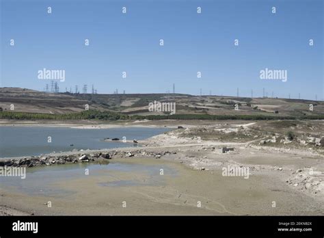 A view of the Canal Istanbul Project. Canal Istanbul Project is a 45 km artificial sea-level ...