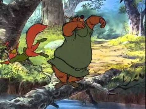 Classic Disney's Robin Hood (Sing Along Song) - Robin & Little John Running Through The Forrest.mov