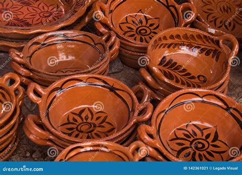 Traditional Mexican Clay Pots Stock Image - Image of jalisco ...