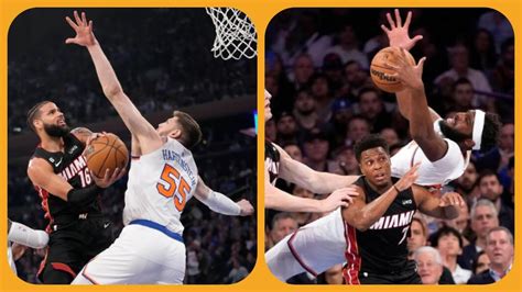 New York Knicks DEFENSE Highlights VS Miami Heat | Game 2 East Semis ...