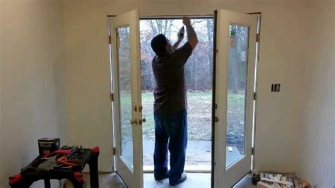 French door install - YouTube