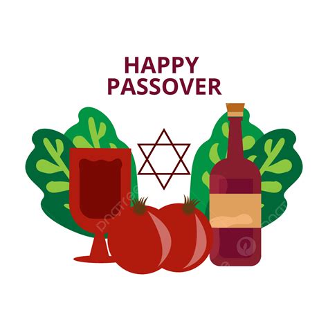 Happy Passover Clipart Transparent Background, Happy Passover Creative Vector Design, Happy ...