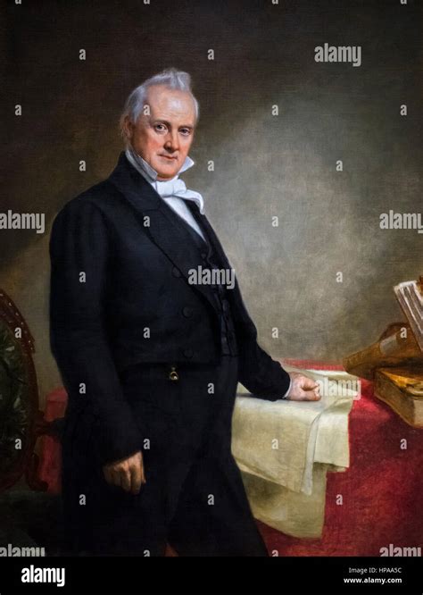 James Buchanan. Portrait of the 15th US President James Buchanan by ...