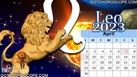 April 2023 Leo Horoscope, free Monthly Horoscope for April 2023 and Leo Astrology Forecast for ...