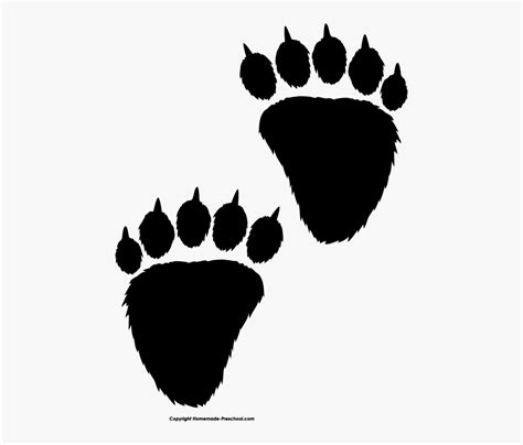 Bear Footprint Clip Art , Free Transparent Clipart - ClipartKey