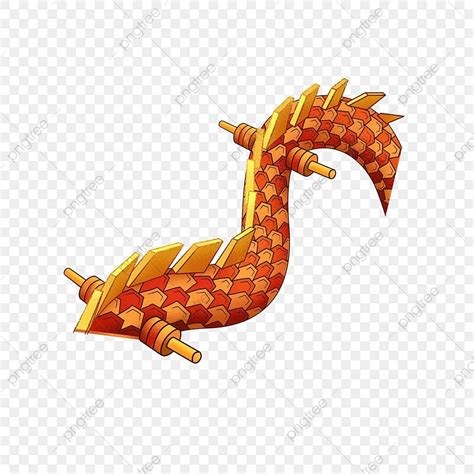 Chinese Dragon Tail Template