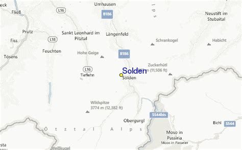 Solden Austria Map