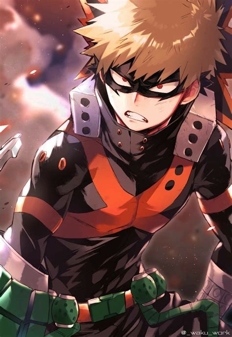 #bokunohero #bakugou #fanart #hero | Personagens de anime, Bakugou, Anime