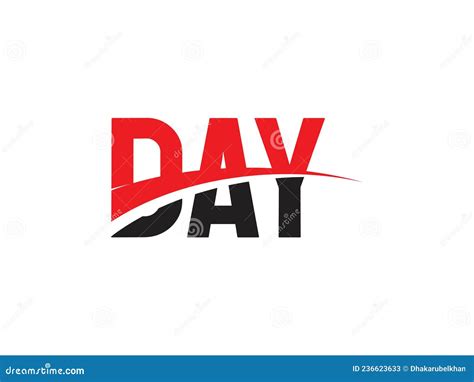 DAY Letter Initial Logo Design Vector Illustration Stock Vector ...