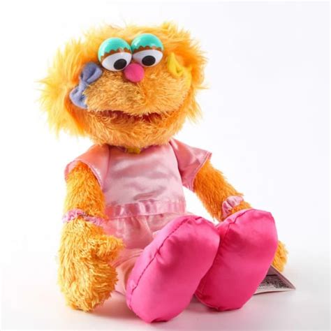 Sesame Street Muppet Plush Zoe 15 inches 33cm | Toy Game Shop