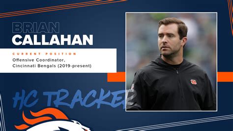 Broncos complete interview with Bengals OC Brian Callahan