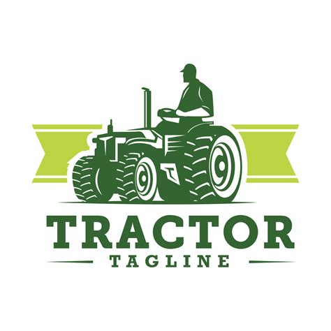 White Tractor Logo