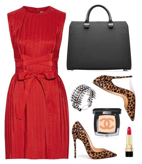 "Victoria, Victoria Beckham Belted pleated taffeta dress" by thestyleartisan liked on Polyvore ...