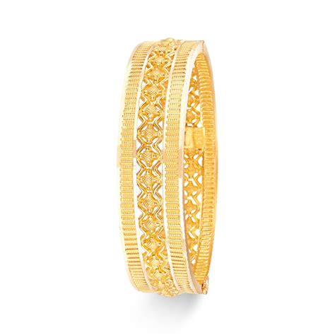 24 Grand Gold Bangle Designs in 20 Grams • South India Jewels