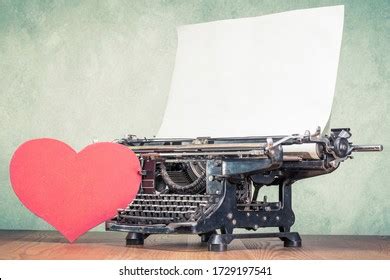 Retro Classic Old Typewriter Paper Sheet Stock Photo 1729197541 | Shutterstock