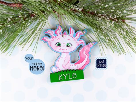 Axolotl Ornament // Axolotl Art // Axolotl Pet - Etsy