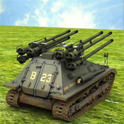 3d model m50 ontos tank