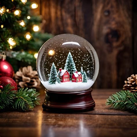 Snow Globe Christmas Background Free Stock Photo - Public Domain Pictures