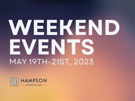 Exciting Houston Events: May 19-21, 2023