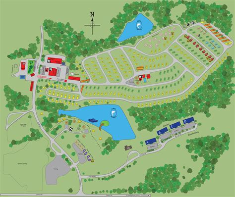 Park Map For Mark Twain Lake Jellystone Park