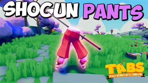 Shogun Pants vs Every Faction - TABS MODS Gameplay - YouTube