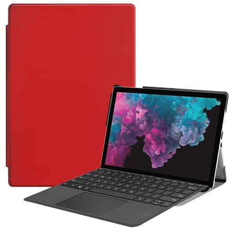 Smart Case Stand for Microsoft Surface Pro 4 / 5 / 6 / 7 (Red)