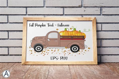 Fall Pumpkin Truck - Halloween