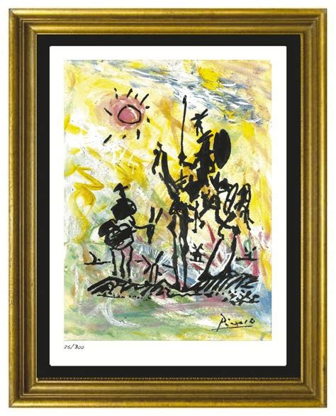 Pablo Picasso Signed & Hand-Numbered Limited Ed "Don Quixote ...