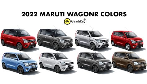 2022 Maruti WagonR Colors: Red, Blue, White, Silver, Brown, Grey - GaadiKey