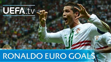 Cristiano Ronaldo: Watch all of his EURO goals! - YouTube