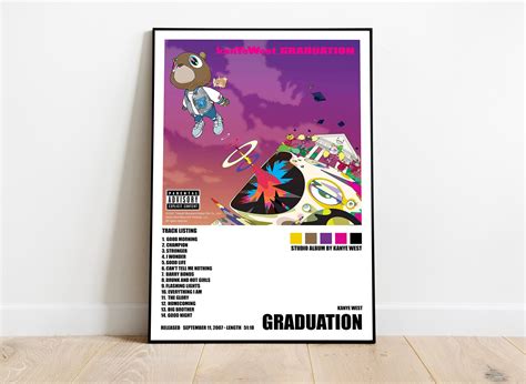 Kanye West Graduation Poster Album Cover Poster Room | Etsy