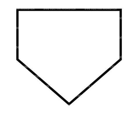 Home Plate Baseball, Baseball Bases, Baseball Svg, Softball Diamond, Softball Svg Files, Diamond ...