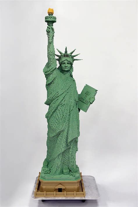 LEGO Statue of Liberty in the 2 West Preview display | Lego statue of liberty, Statue, Statue of ...