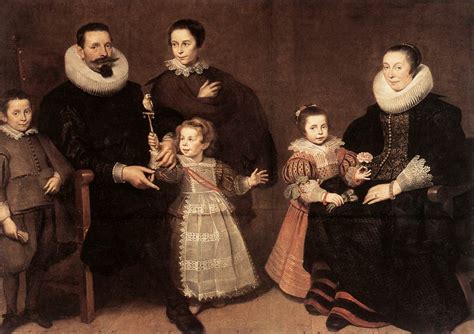 Family Portrait by VOS, Cornelis de