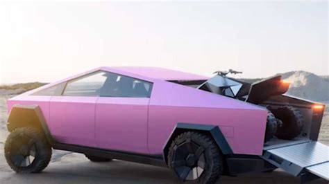 See The Tesla Cybertruck In Every Color Imaginable: Even Pink, Coral