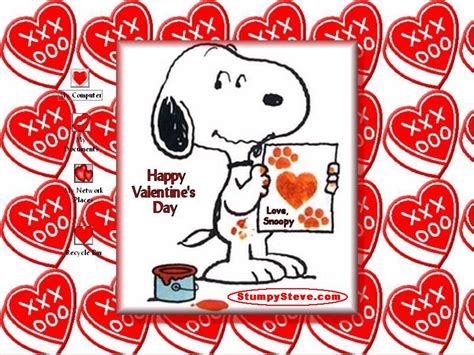 Valentine's Day Cards: Snoopy Valentines Day Cards