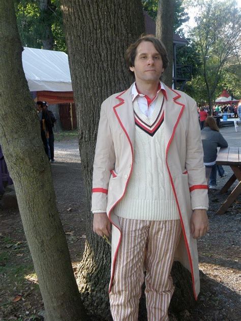 Fifth Doctor costume- Coat made by me with assistance from mom, made ...