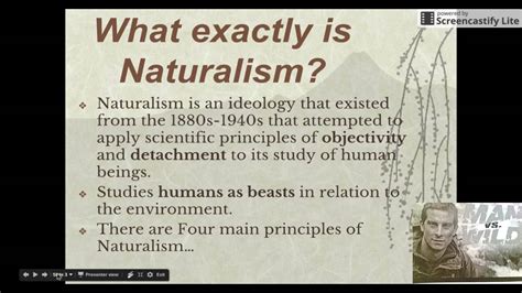 Naturalism Lecture - YouTube